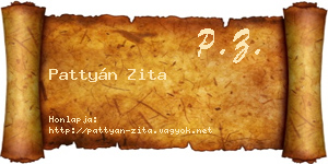 Pattyán Zita névjegykártya